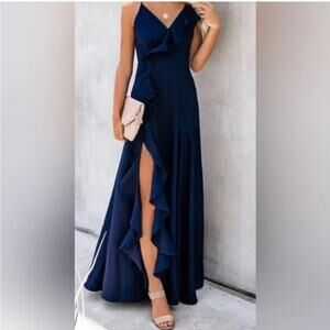 Vici Cool Waters Ruffle Dress size S